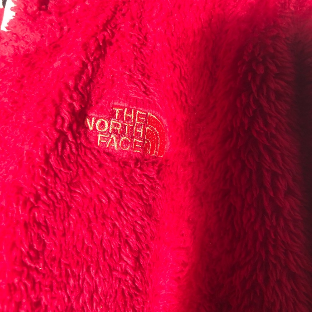 💗 The North Face Fuschia/Pink Fluffy Fleece Jacket - Picture 2 of 4
